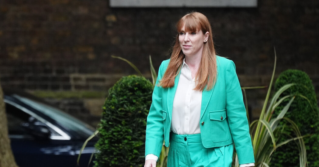 UK Deputy Prime Minister Angela Rayner