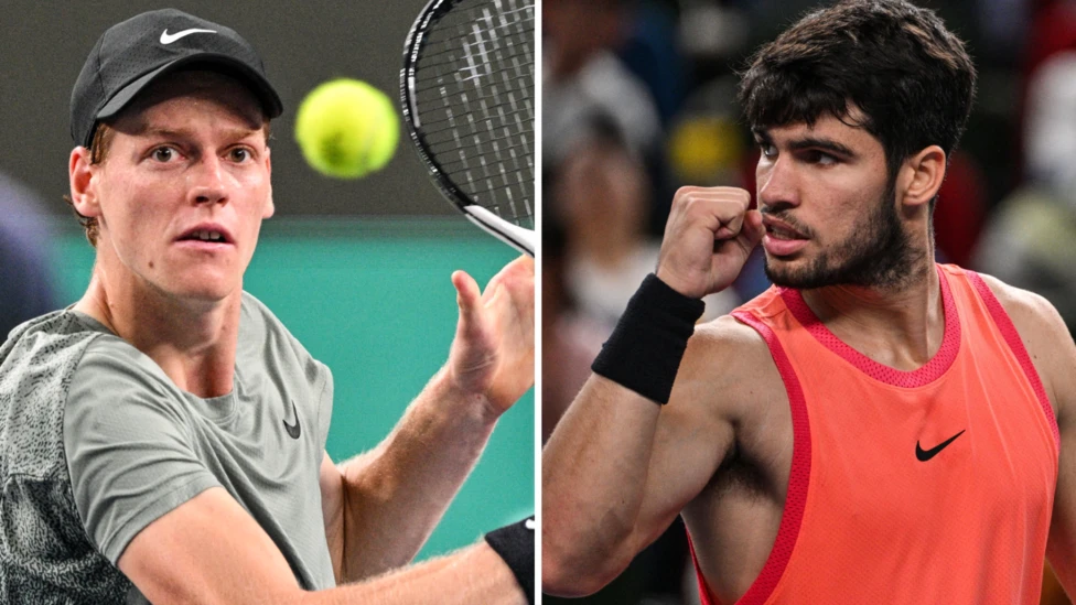 Jannik Sinner and Carlos Alcaraz are both seeking their first Shanghai Masters title. Credit - Getty Images