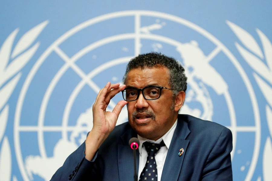 WHO Director Dr. Tedros Adhanom Ghebreyesus,