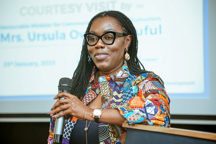 Communications Minister Ursula Owusu Ekuful