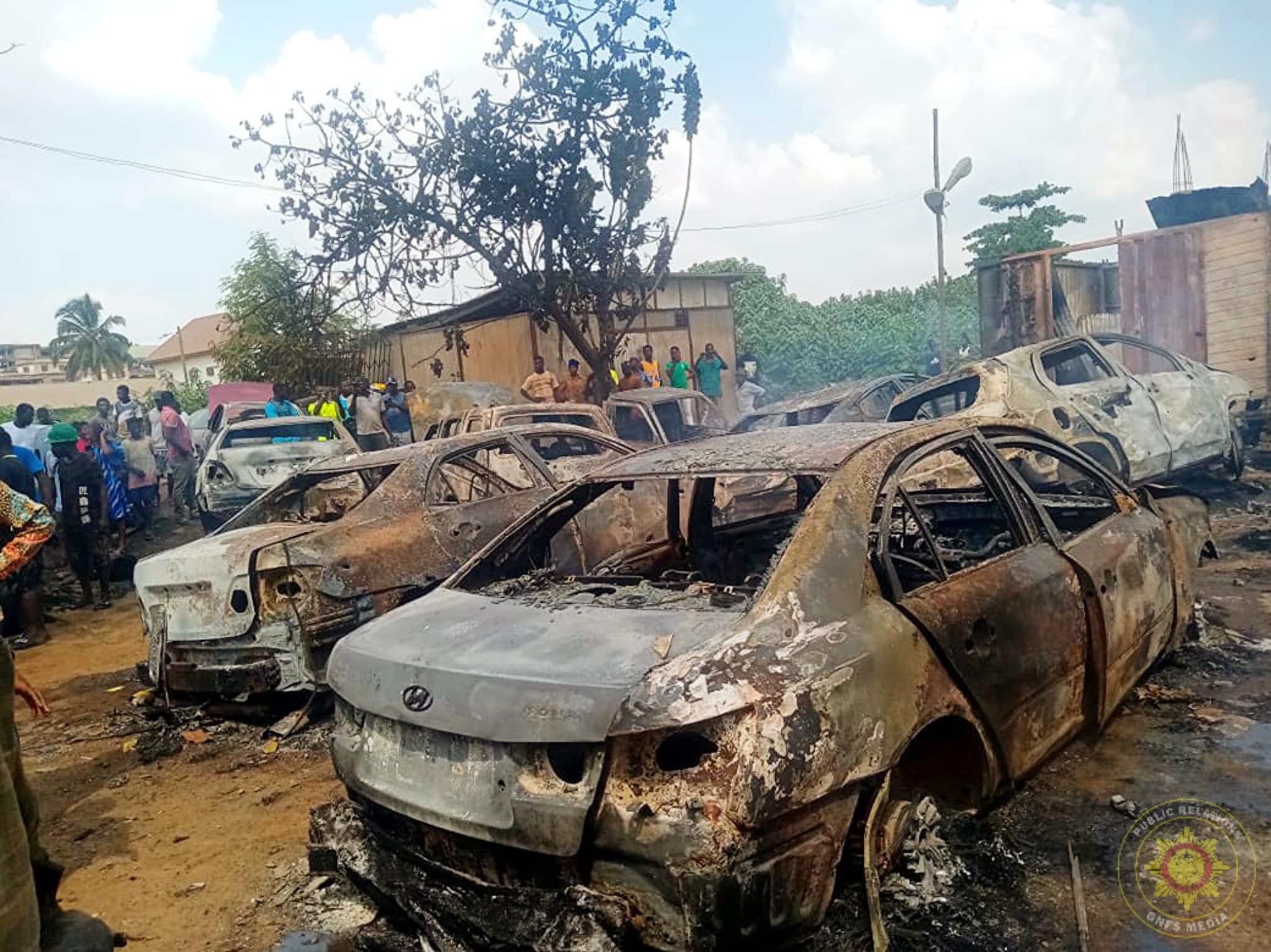 Scenes from Bogobiri explosion that killed one